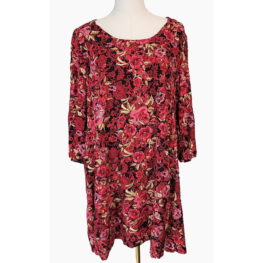 ECI New York Women's Long Sleeve Dress Xl